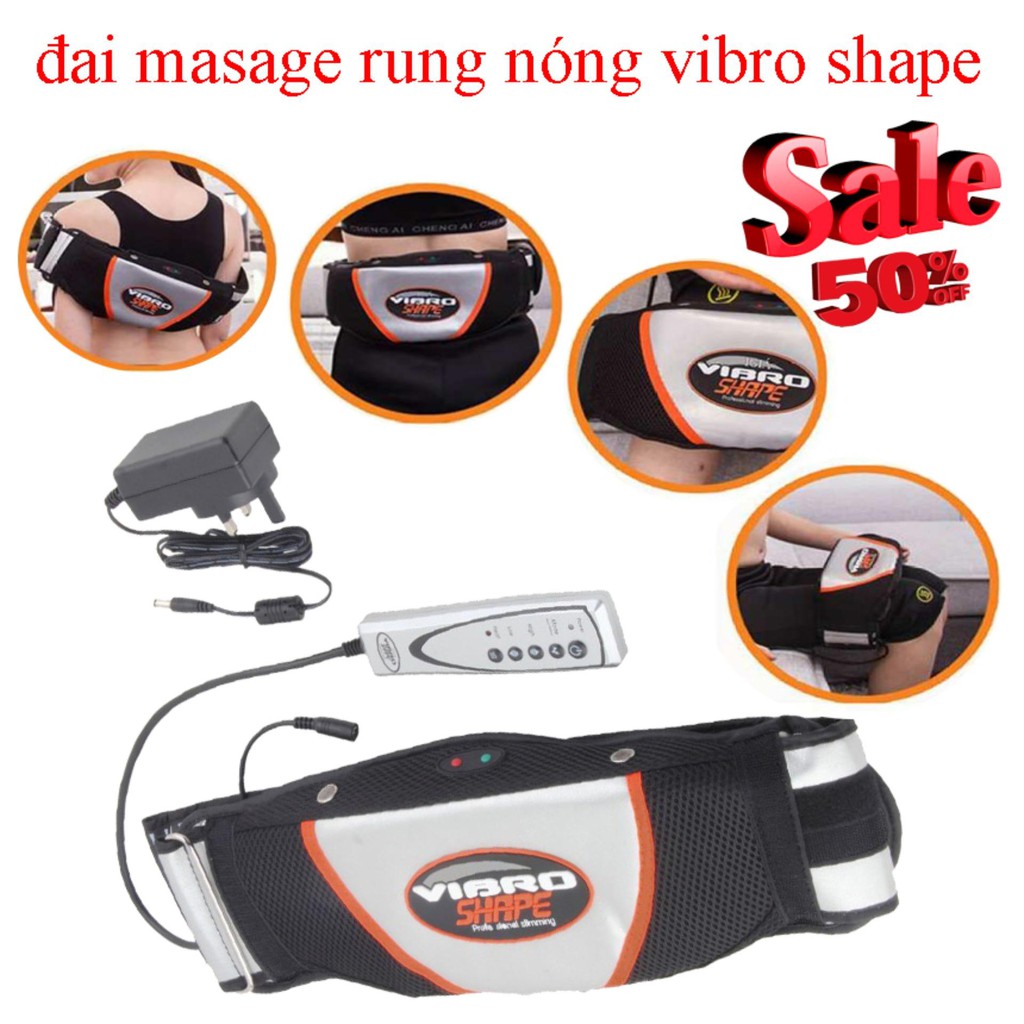 Đai Massage Bụng Nóng Rung Vibro Shape Thế Hệ Mới