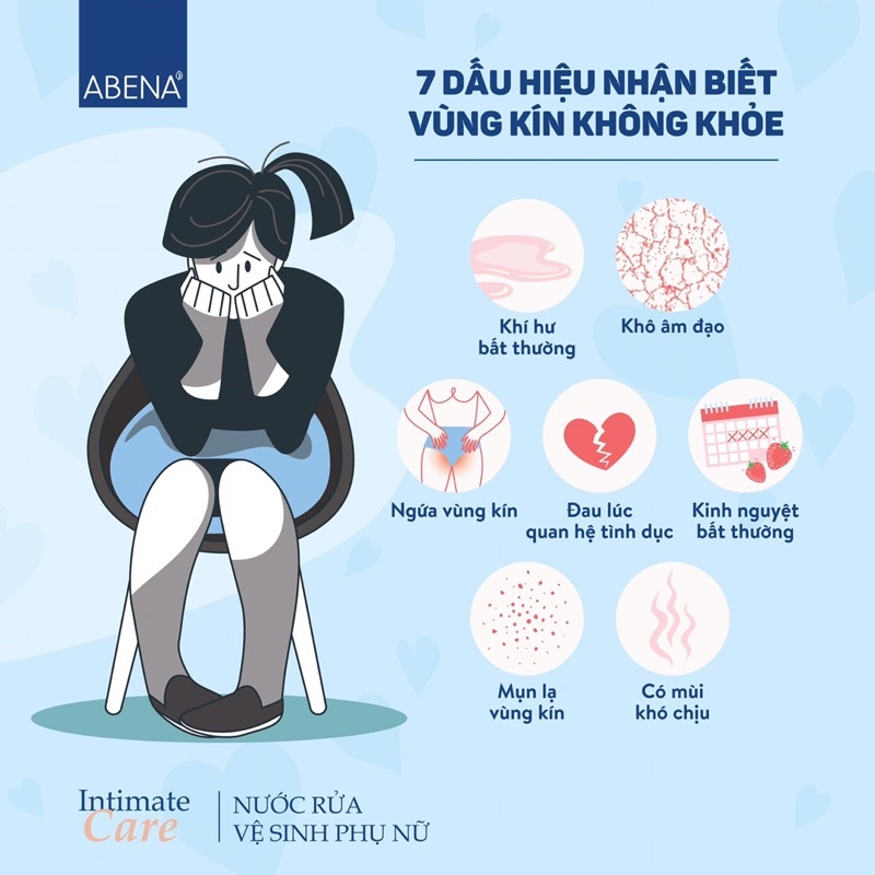 Dung dịch vệ sinh phụ nữ ABENA Intimate Care ngăn ngừa viêm nhiễm