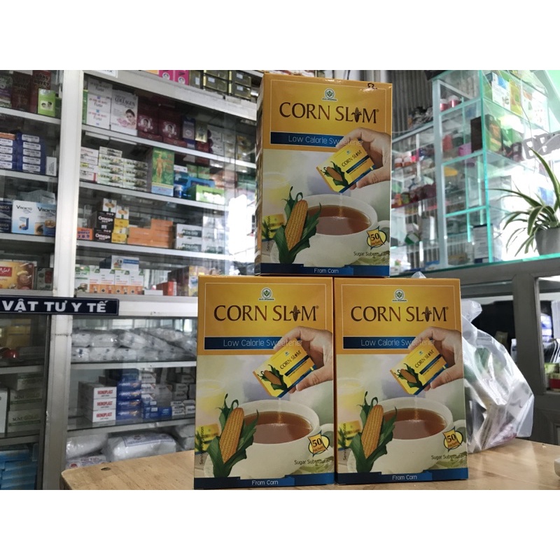 ĐƯỜNG BẮP ĂN KIÊNG CORN SLIM (hộp 50 gói)