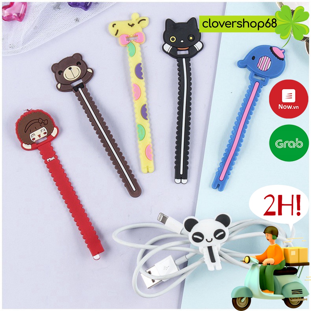 Dụng Cụ Thu Gọn Tai Nghe, Dây Cáp, Dây Điện Hoạt Hình 🍀 Clovershop68 🍀