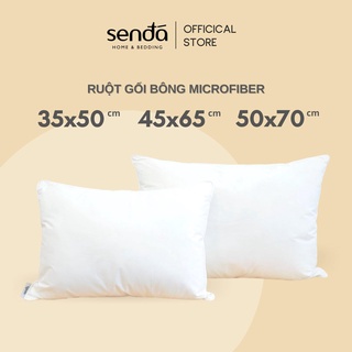 Ruột gối nằm 50x70 45x65 35x50 cm, lõi gối hơi cao cấp bông lông vũ nhân tạo microfiber - Sen Đá Home Bedding