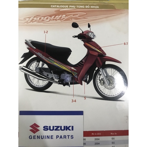 Dè trước Suzuki -Shogun R125