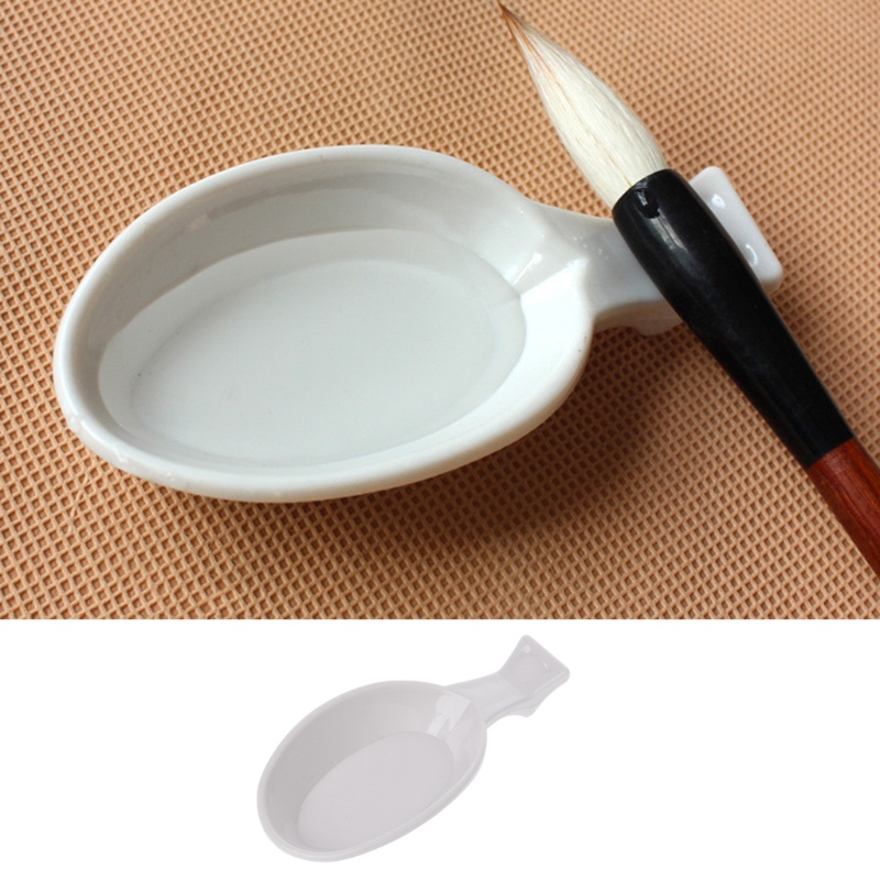 Giá Đỡ Bút / Cọ Vẽ Hình Muỗng Phong Cách Trung Hoa