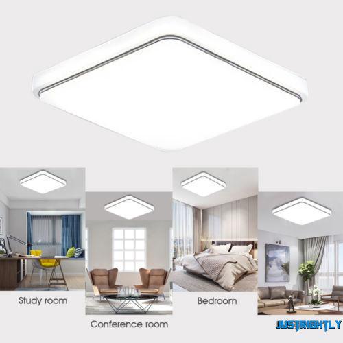Đèn LED vuông gắn trần nhà 24W hiện đại