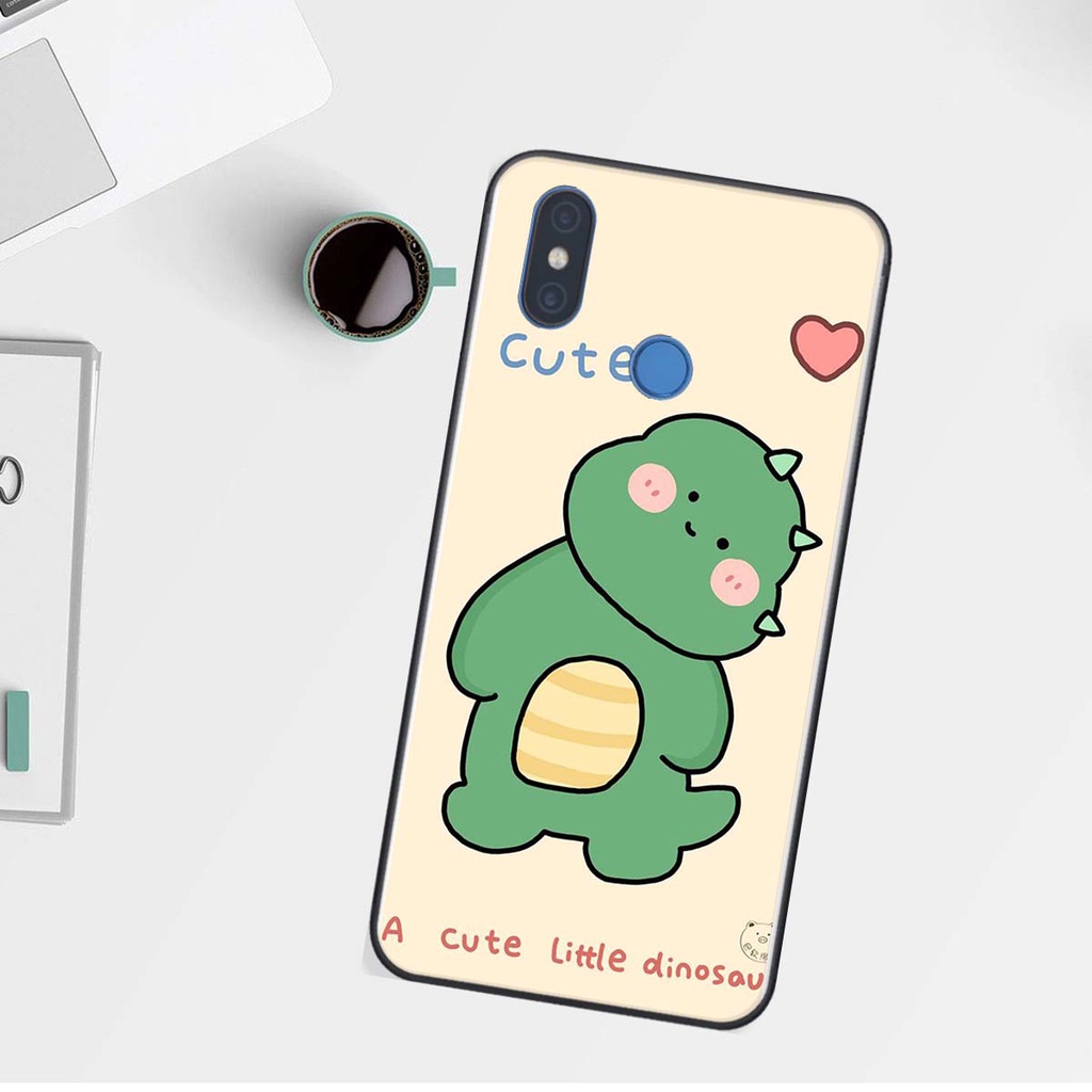 Ốp lưng Xiaomi MI 8 / MI 8 SE in hình khủng long , gấu nâu xinh xắn, siêu cute  mà còn vô cùng RẺ -ĐẸP