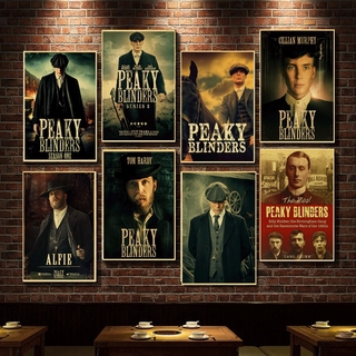 Poster phim Peaky Blinders phong cách retro