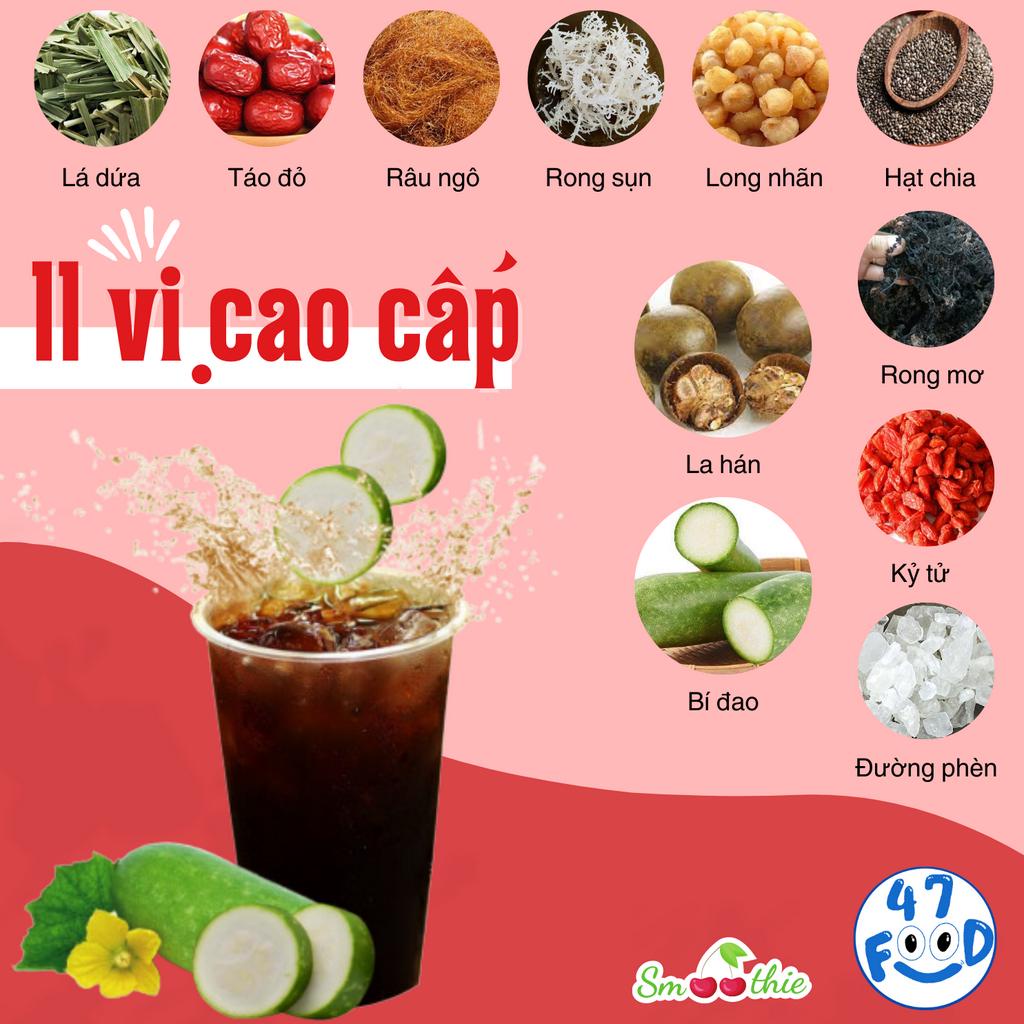 Sâm bí đao Hạt chia Thơm Ngon Set nấu siêu nhiều siêu ngon 47FOOD