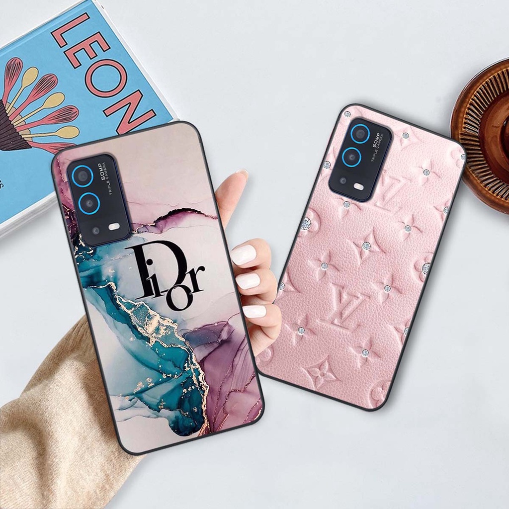 Ốp Oppo A54 / A55 in hình thương hiệu thời trang cao cấp
