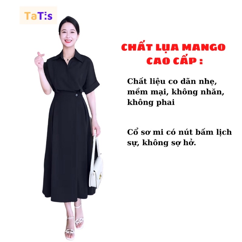 Đầm Trung Niên Cho Mẹ Dự Tiệc Sang Trọng, Váy Nữ Công Sở Bigsize.