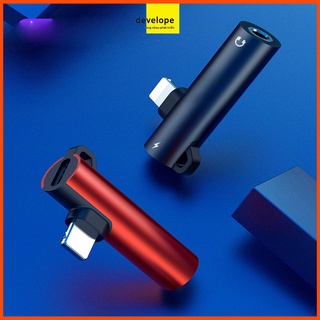 Đầu chuyển đổi Apple Lightning sang 3.5 mm và xạc chuẩn Lightning (Vàng Gold)