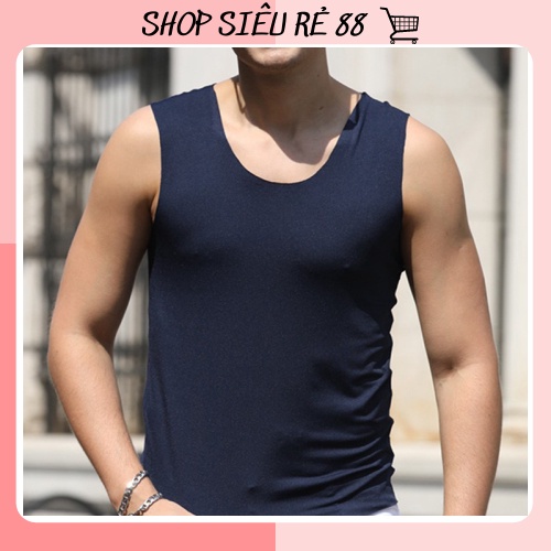 Áo Ba Lỗ Tank Top Lụa Lạnh Không Đường May Hàng Xuất Âu