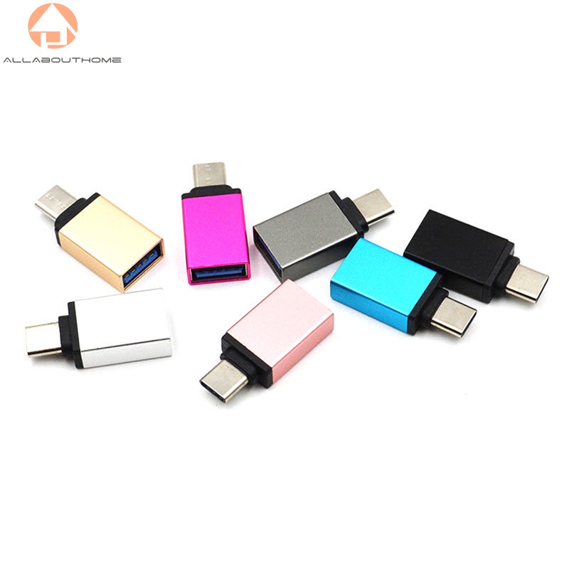 Abh Cáp Chuyển Đổi Từ Đầu Usb 3.1 Type-C Sang Usb 3.0 Cho Điện Thoại / Máy Tính Bảng / Pc / Macbook | BigBuy360 - bigbuy360.vn