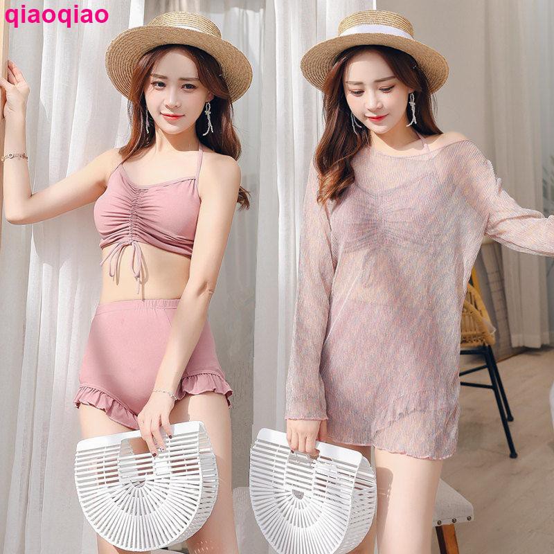 Bộ Đồ Bơi Hai Mảnh Kèm Áo Khoác Ngoài Thời Trang Hàn Quốc 2020 | BigBuy360 - bigbuy360.vn