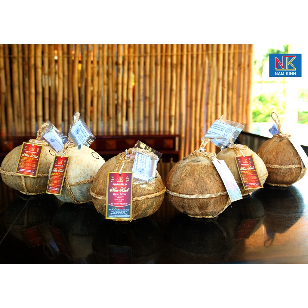 Bình Dừa Bến Tre Nam Kinh mẫu bán chạy nhất- Chính hiệu- Trên 15 năm danh tiếng- Danh tửu