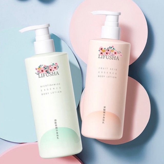 Sữa Dưỡng Thể Kem Body Mẫu Mới Lifusha 300ml Dạng Chai Xịt Tiện Lợi Dưỡng Trắng Và Làm Sáng Da | BigBuy360 - bigbuy360.vn