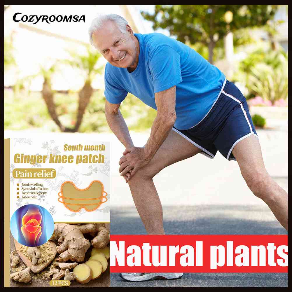 Hộp 12 Miếng Dán Thạch Cao Gừng Giảm Đau Hiệu Quả