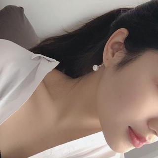 *Earring* Elegant Pearl Drop Earrings