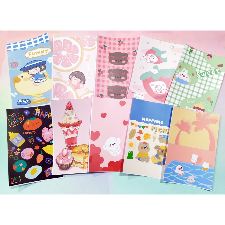 Decal dán máy tính hoppang roro jump DCMT5 mongmong ngựa thần meater ball unicorn hoạt hình cute