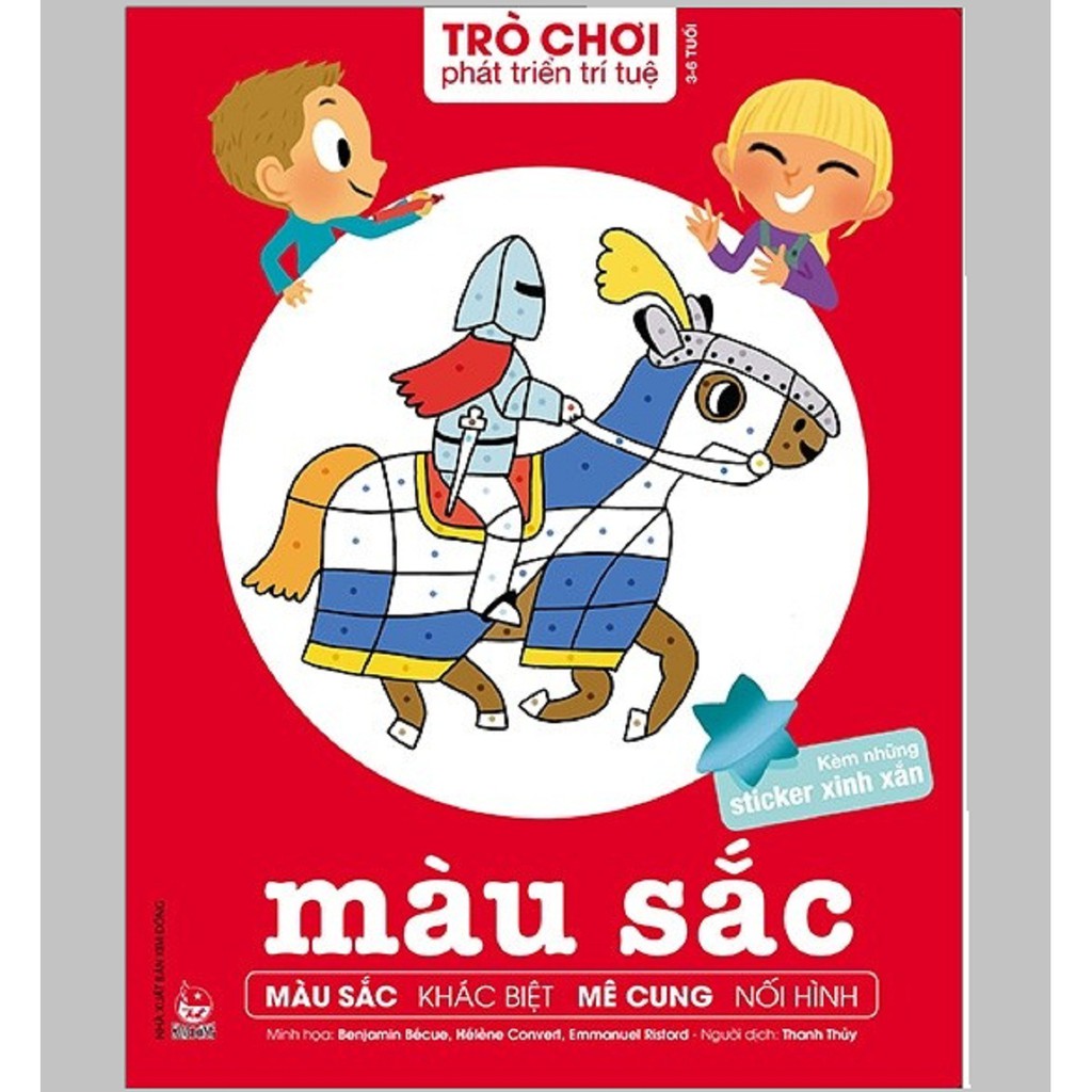 Sách - Trò Chơi Phát Triển Trí Tuệ: Màu Sắc (Kèm Những Sticker Xinh Xắn)