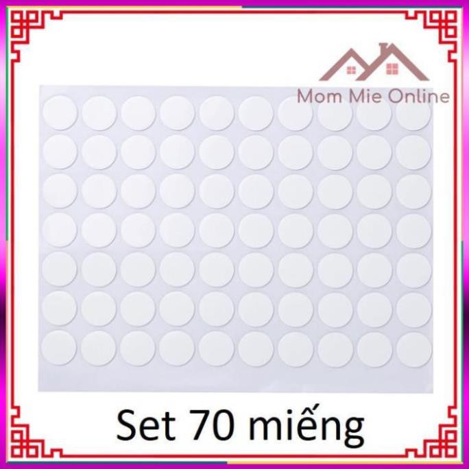 ( Tieumailinh ) ( CC2016 ) Set miếng dán chuyên dụng hai mặt tiện dụng, đường kính 2cm - D108