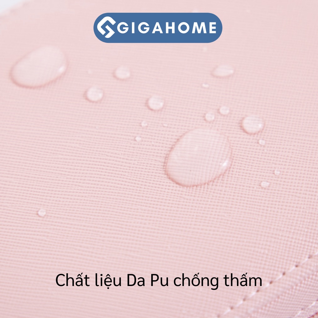 Hộp Đựng Trang Sức, Bảo Quản Phụ Kiện Nhiều Ngăn Bọc Da Pu GIGAHOME 9505
