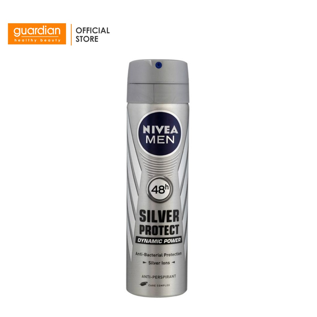 Xịt khử mùi Nivea Men Silver Protect Phân Tử Bạc 150ml