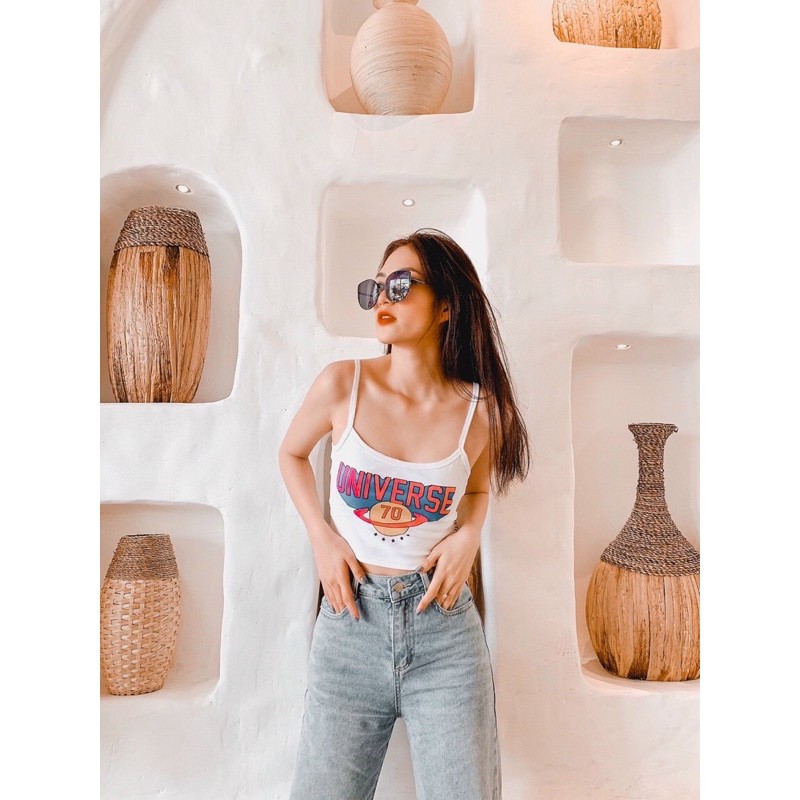 [Mã FAMAYWA giảm 10K đơn 50K] ÁO 2 DÂY CROPTOP CẦU VỒNG 🌈🌈🌈 CÓ ẢNH THẬT