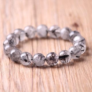 Vòng Tay Chuỗi Hạt Pha Lê Đen Tự Nhiên
