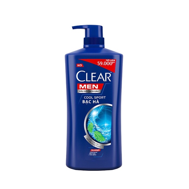 Dầu tắm gội CLEAR Men - ACTIVE COOL MÁT LẠNH - 630 g