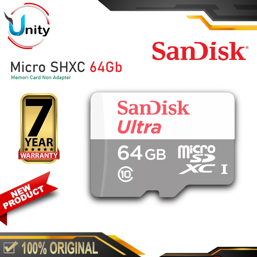 Thẻ Nhớ Sandisk Ultra 64gb Class 10 100mb / S Sdxc Micro Sdxc