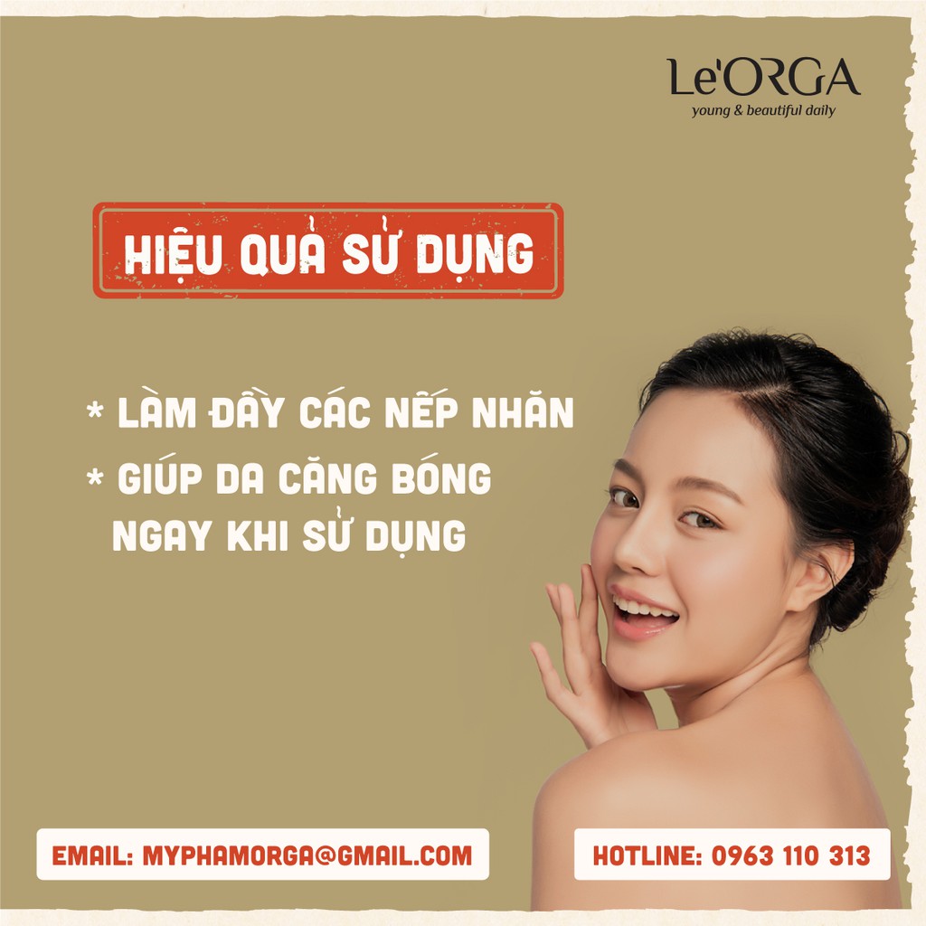 Serum Dưỡng Ẩm Le'Orga - Tinh Chất Cấp Nước Cho Da Khô, Mụn, Hỗn Hợp, Giúp Căng Bóng Dưỡng Trắng Trẻ Hoá | BigBuy360 - bigbuy360.vn