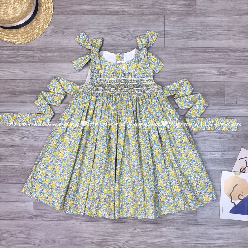 ĐẦM SMOCK NƠ VAI