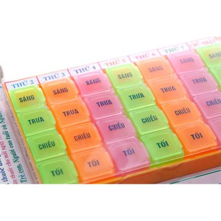 Dụng cụ phân liều thuốc 1 tuần