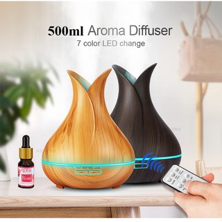 Máy xông tinh dầu siêu âm vân gỗ AROMA