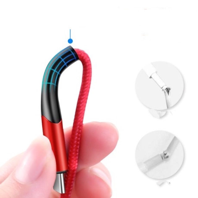 Cáp sạc nhanh 5A iphone.androi
