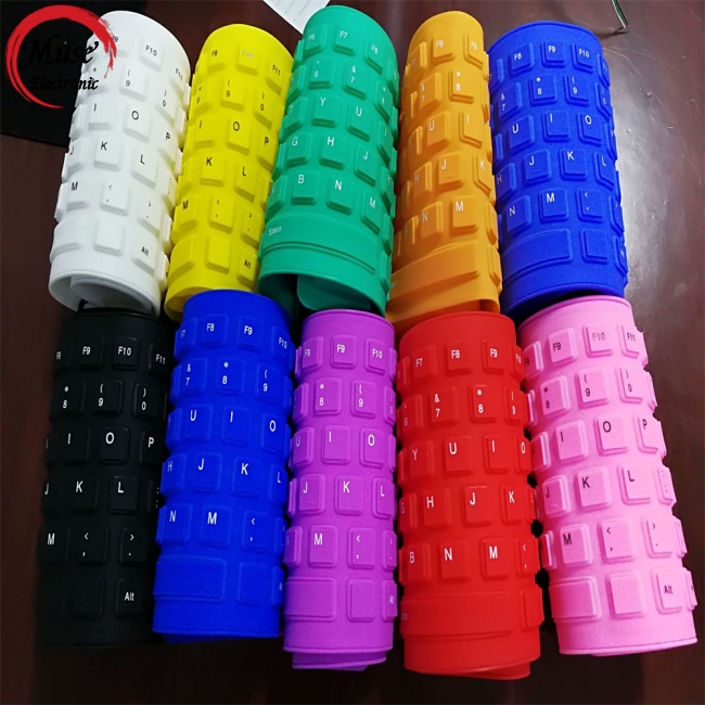 Cuộn 85 Nút Bàn Phím Silicon Mềm Linh Hoạt Chống Nước Chống Bụi Cho Pc Laptop Notebook