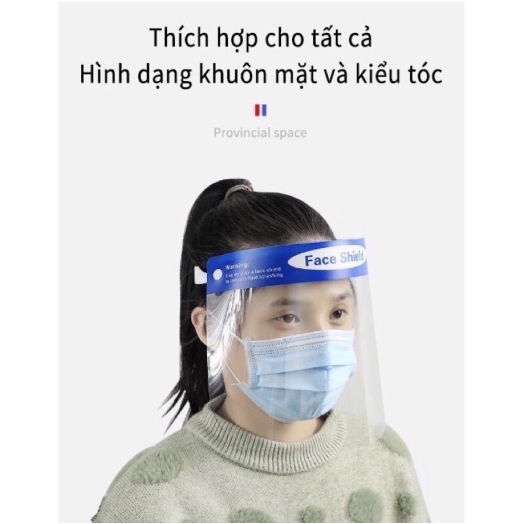 Mặt nạ trong suốt chống giọt bắn / mắt kính phòng dịch Face Shield