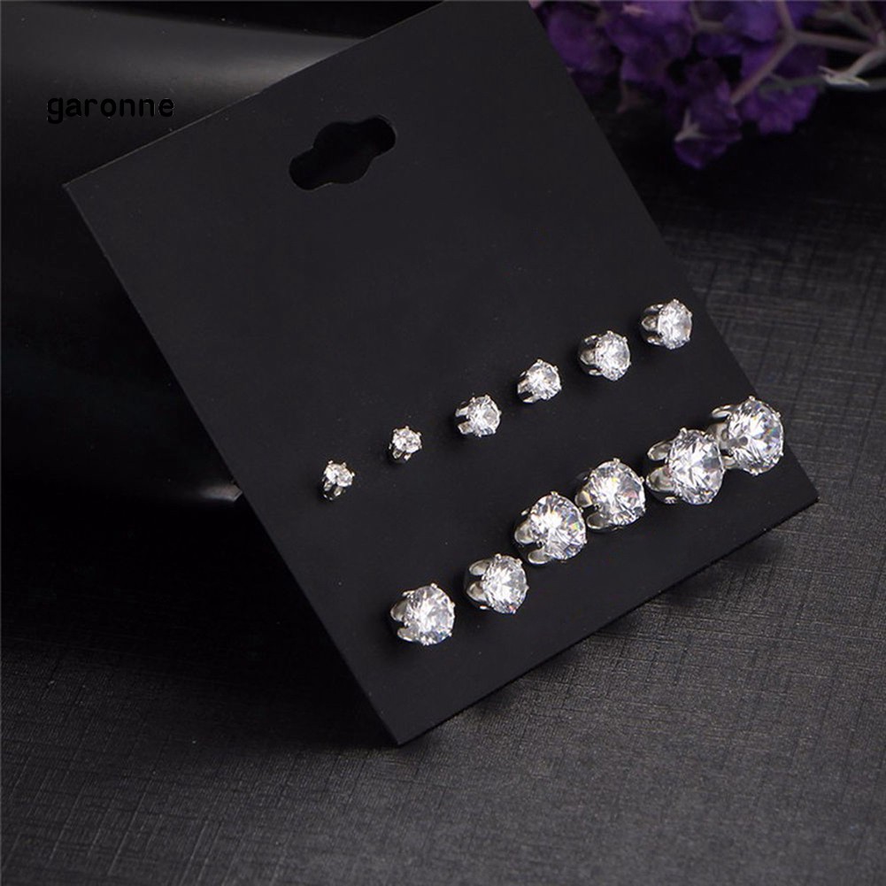 Set 6 Đôi Khuyên Tai Thời Trang Cho Nữ