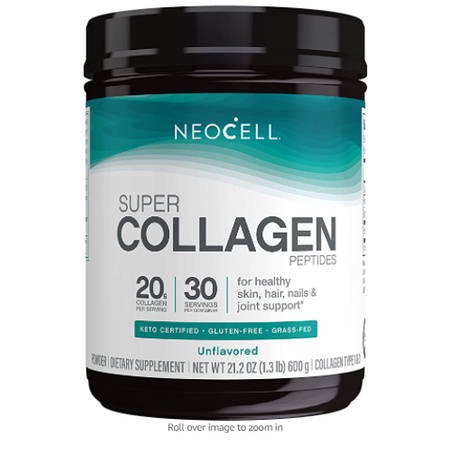 Collagen dạng bột Neocell Super Collagen Beauty Ìnfusion hàm lượng cao gấp đôi mẫu cũ