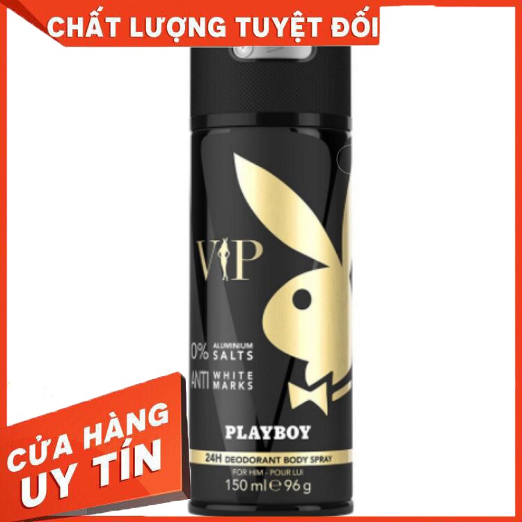 HÀNG NHẬP KHẨU -  Xịt khử mùi 150ml Playboy Vip hương nước hoa 100% chính hãng. - Hàng Nhập Khẩu
