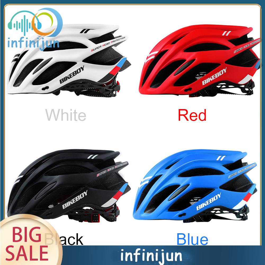 Mũ bảo hiểm đi xe đạp MTB đường trường thể thao BIKEBOY điều chỉnh được có đệm mềm an toàn unisex