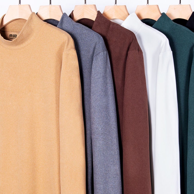 Áo nam Dài Tay Cổ Lọ Màu Sắc Thanh Lịch