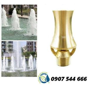 Đầu phun hình cây thông phi 21mm phun nước nghệ thuật, trang trí đài phun, bể tiểu cảnh