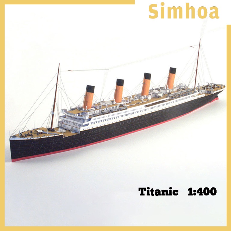 Mô hình tàu Titanic 3D bằng giấy tỷ lệ 1/400
