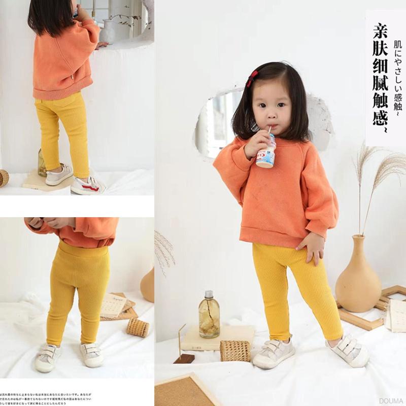 Quần legging cotton co giãn có túi thời trang Hàn Quốc cho trẻ nhỏ