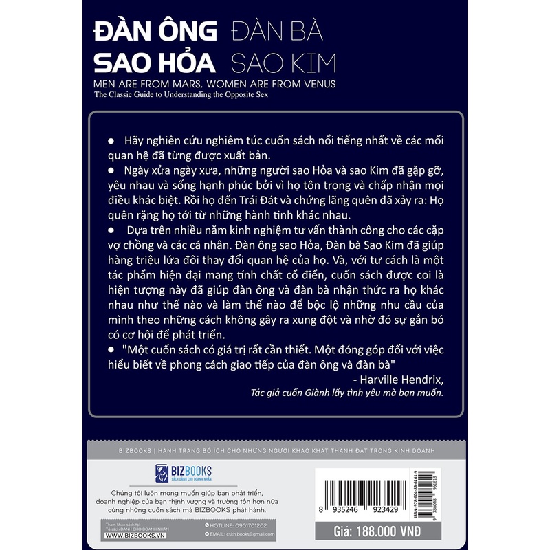 Sách - Đàn Ông Sao Hỏa, Đàn Bà Sao Kim Mcbooks