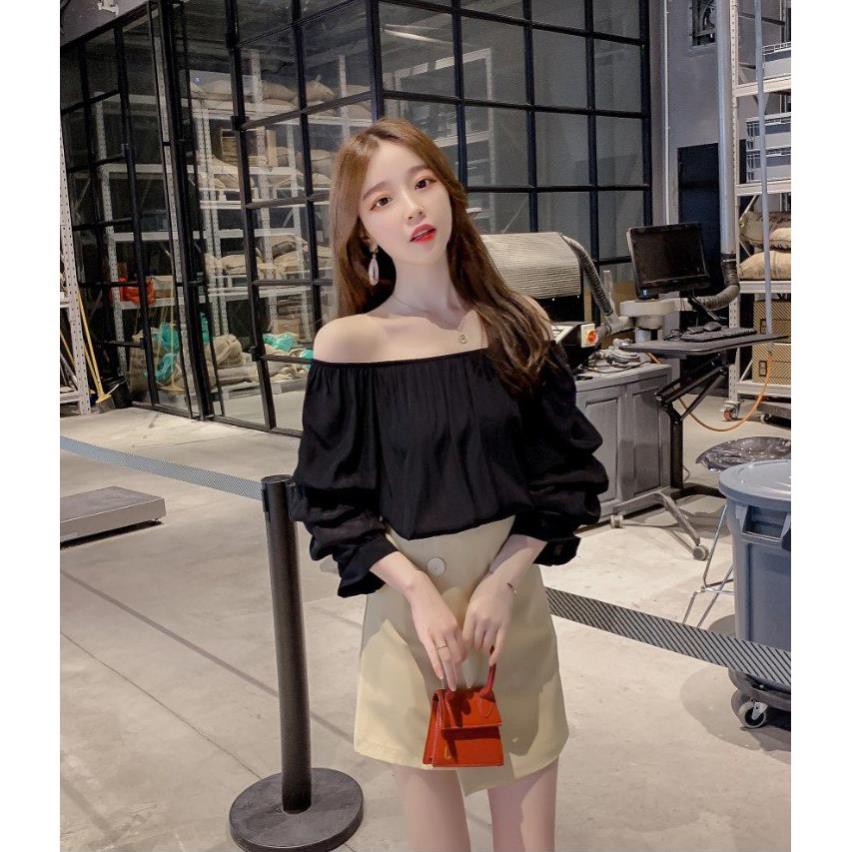 Áo sơ mi nữ tay bèo cổ tròn | Sơ Mi Lụa Dài Tay - Hàng VNXKK 💥 FREESHIP | BigBuy360 - bigbuy360.vn