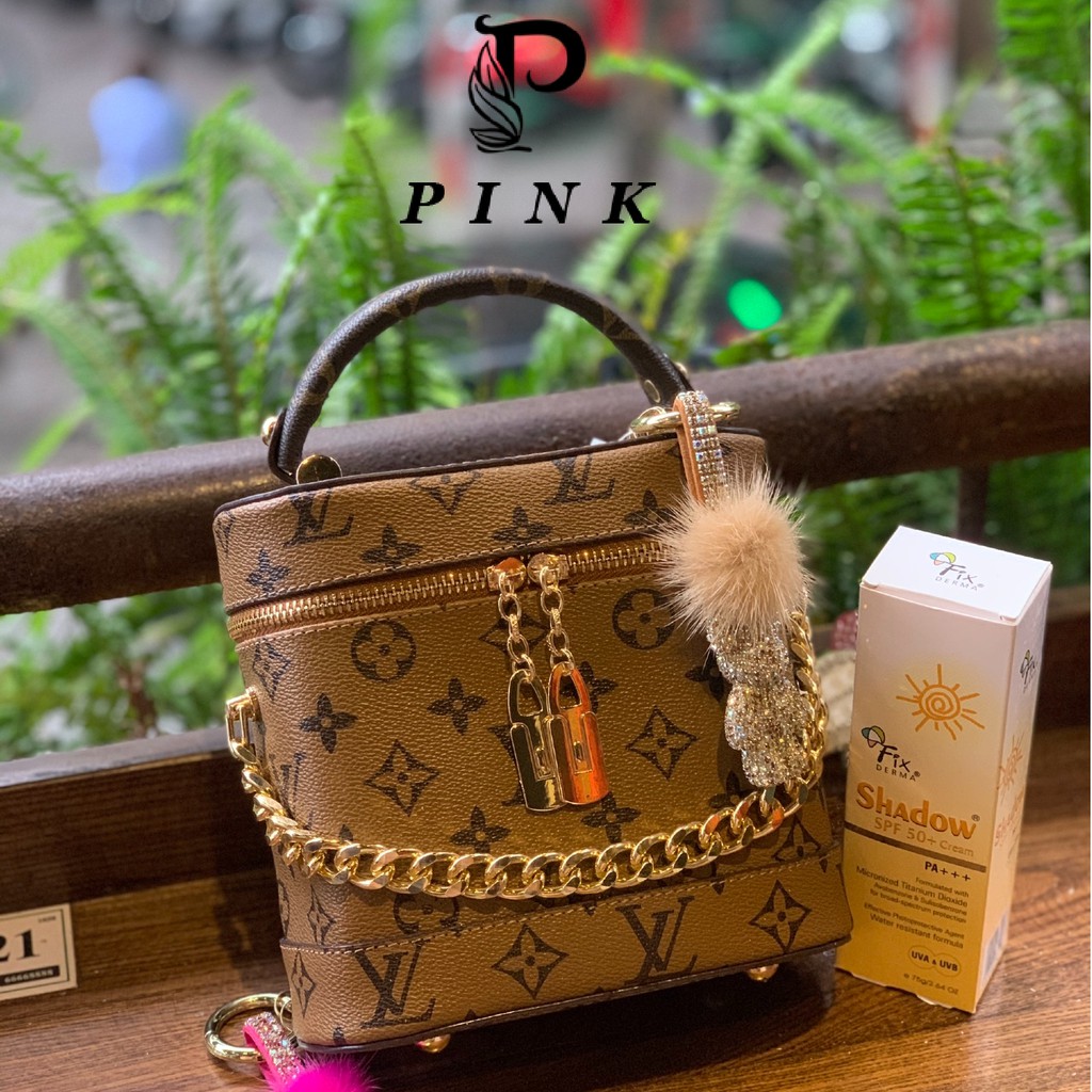 Túi xách nữ cao cấp sang trọng,túi hộp nữ kèm quai đeo chéo mã P11 - PINK SHOP | BigBuy360 - bigbuy360.vn