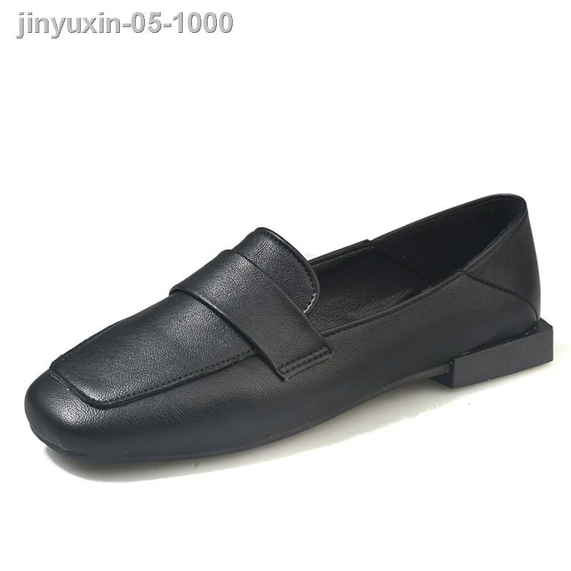 №►Đôi giày da đầu vuông kiểu Anh 2019 | BigBuy360 - bigbuy360.vn