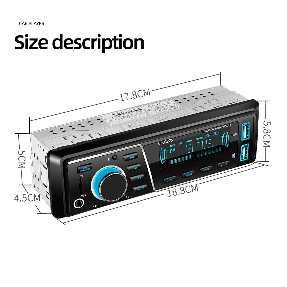 MYRONGVN Máy Nghe Nhạc MP3 12V Rảnh Tay Tích Hợp Bảng Điều Khiển Dành Cho Ô Tô